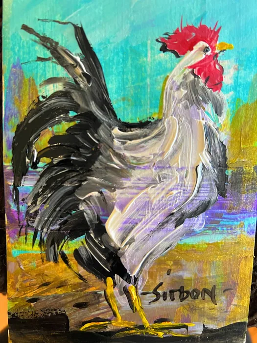 An animal painting by Betty Sitbon