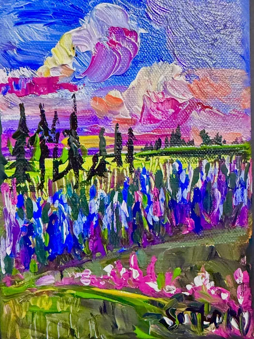 A painting by Betty Sitbon